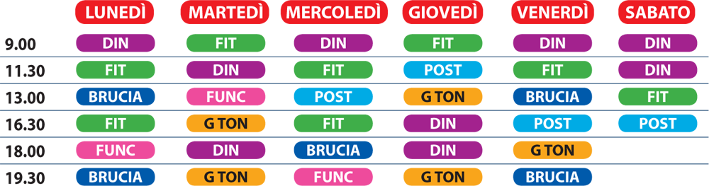 corsi e attività