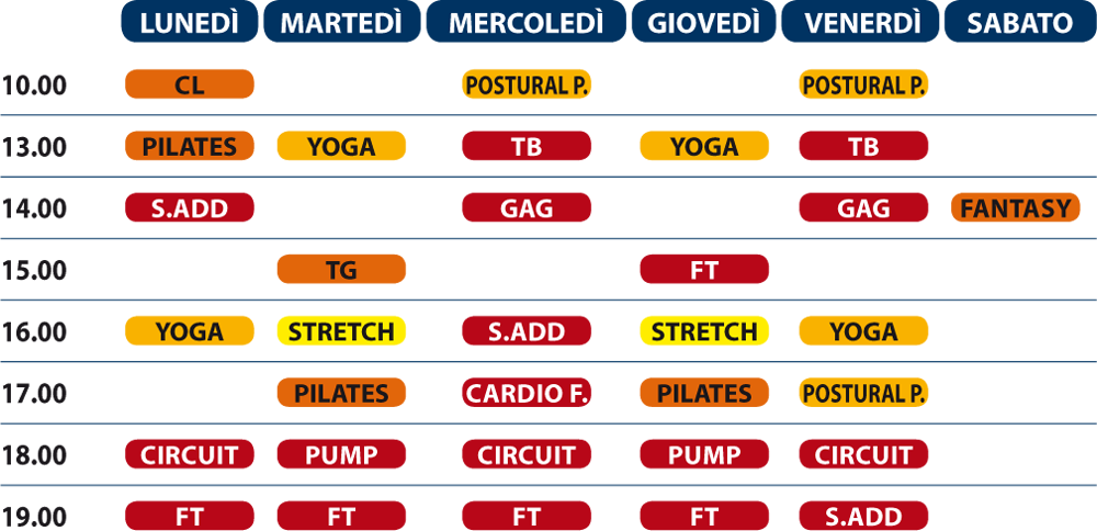 corsi palestra bologna