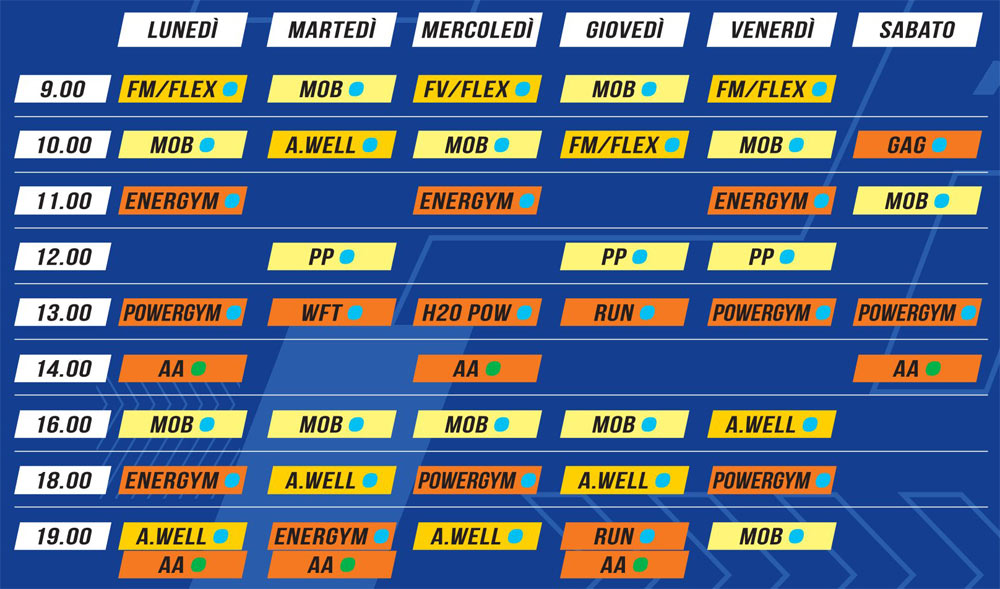 corsi e attivit&agrave;
