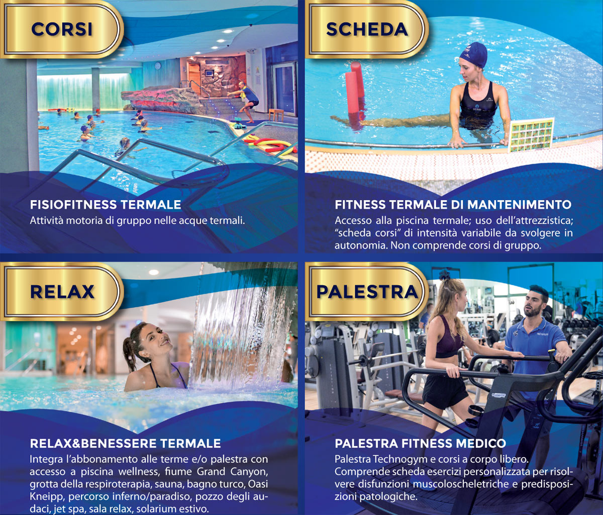 abbonamenti terme e palestra