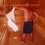 aufguss in sauna