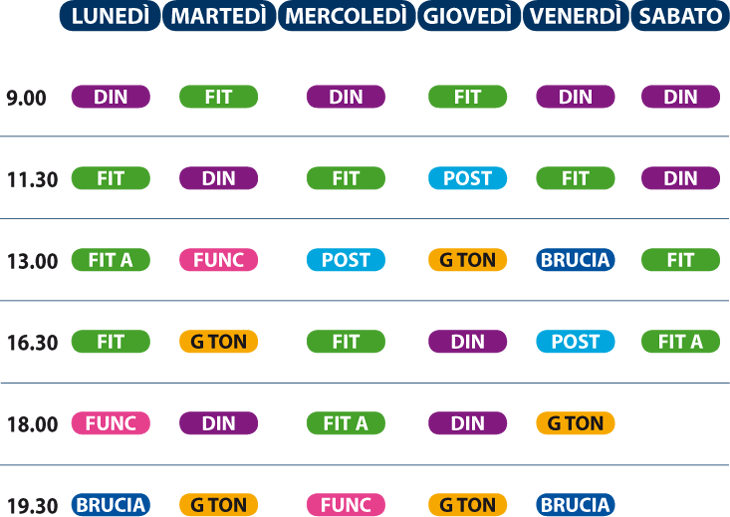 corsi e attività