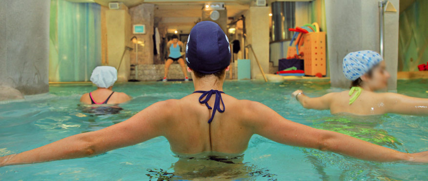 corso acquagym in piscina termale a bologna centro