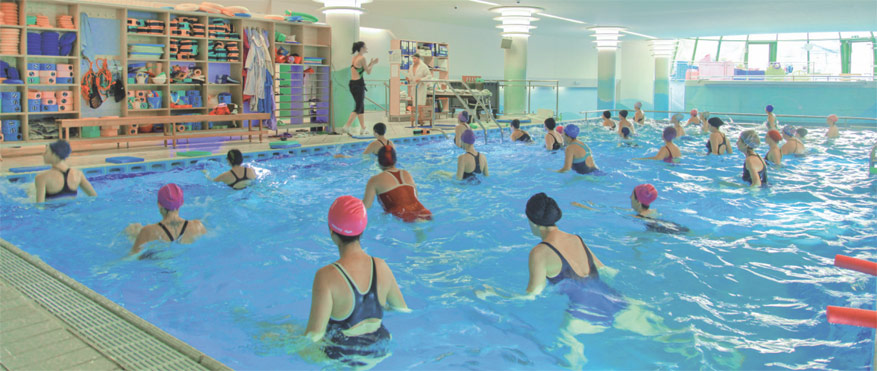 corsi in piscina termale